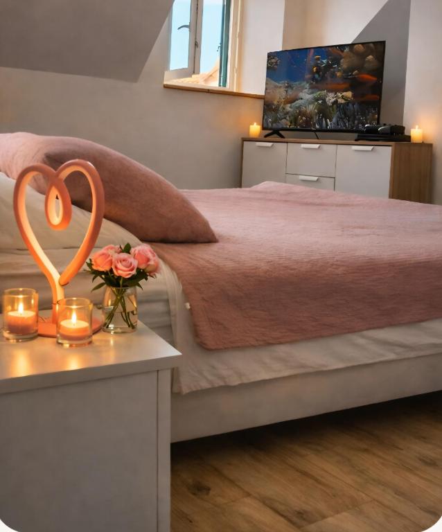 Detalji interijera spavaće sobe